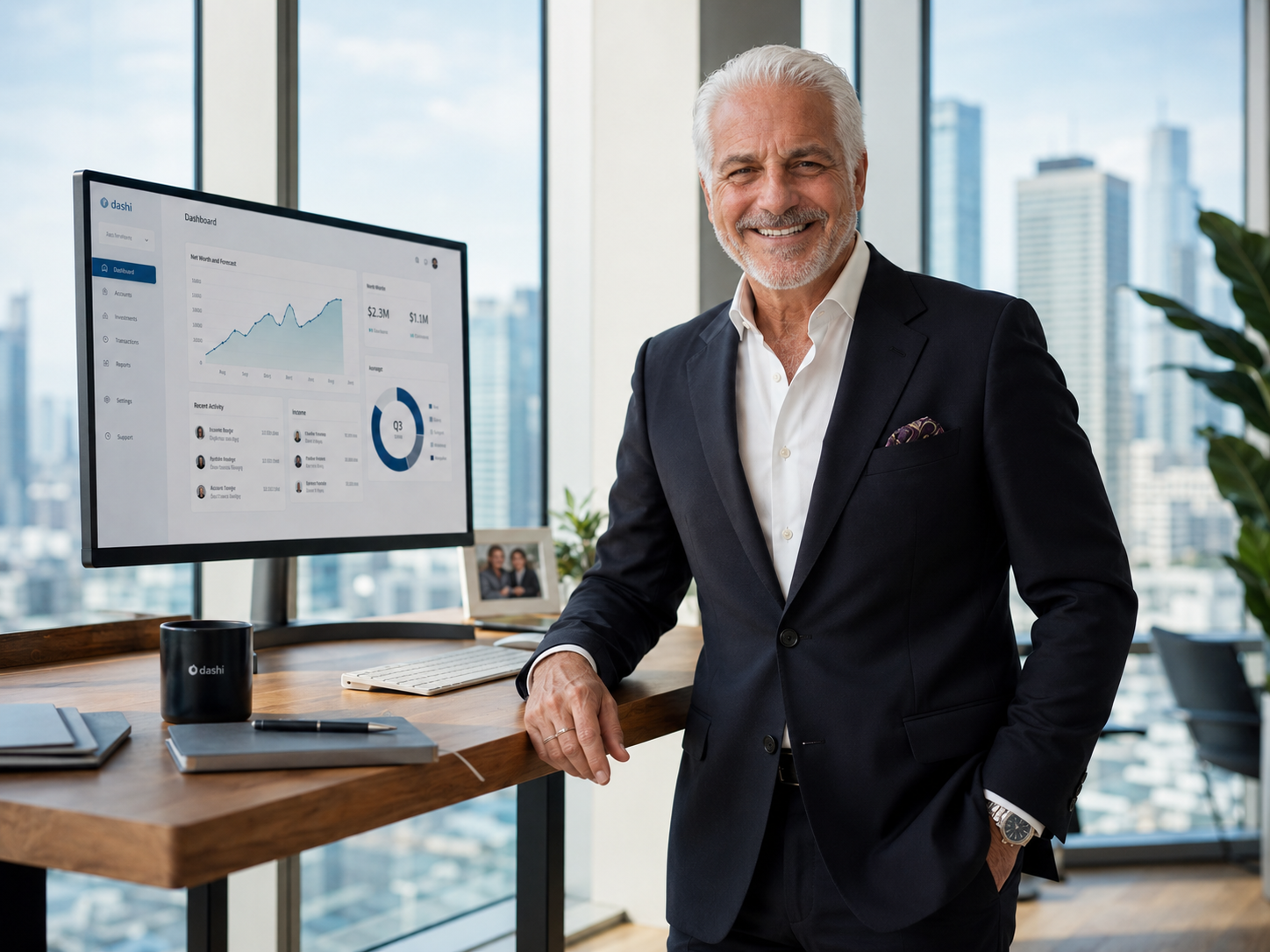 Ken Schlachter standing in a bright office